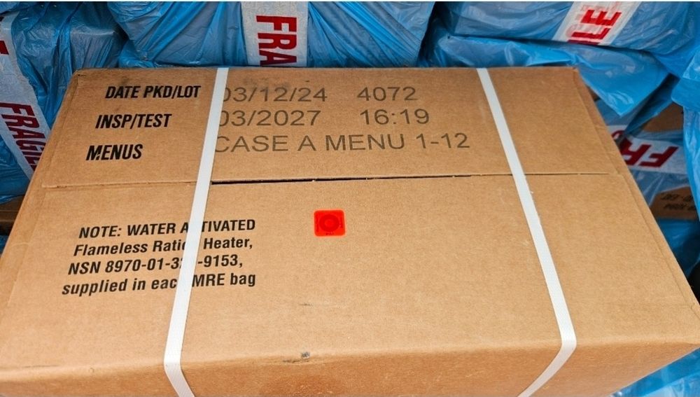 Kit individual pentru camping mre uri s