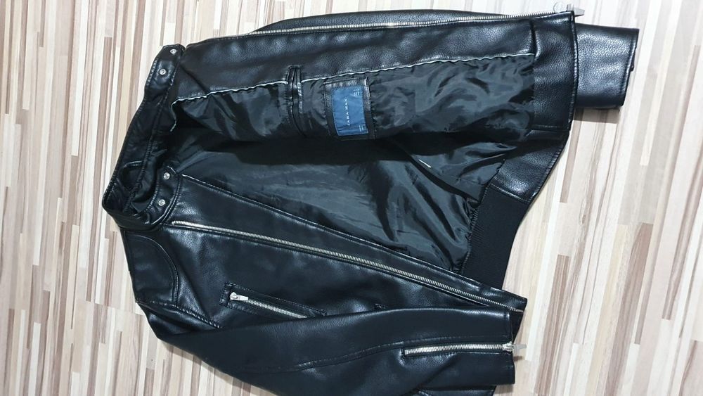 Geaca de piele ZARA S