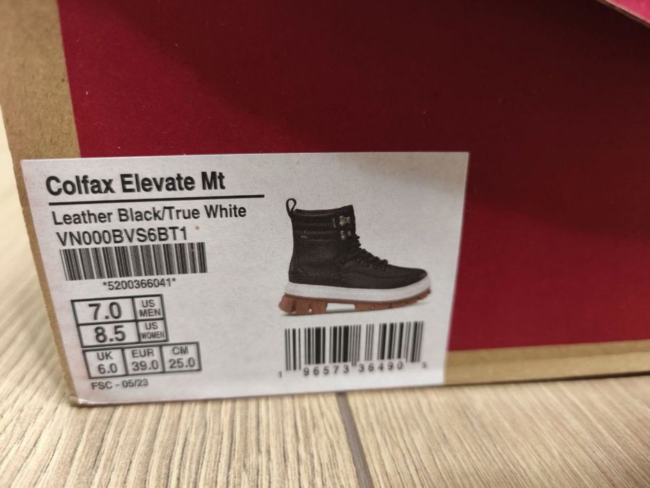 Vans демисезонные сапоги