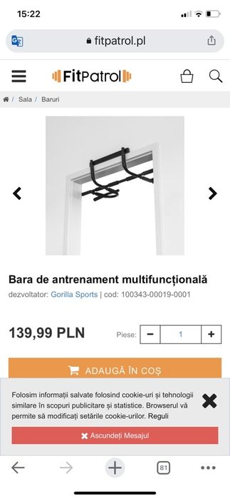 Bara de tractiuni multifunctionala nou sigilata germany 200 kg.70 ron