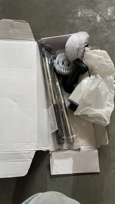 Perie electrică rotativă cu mâner telescopic, 9 capete, NOUĂ
