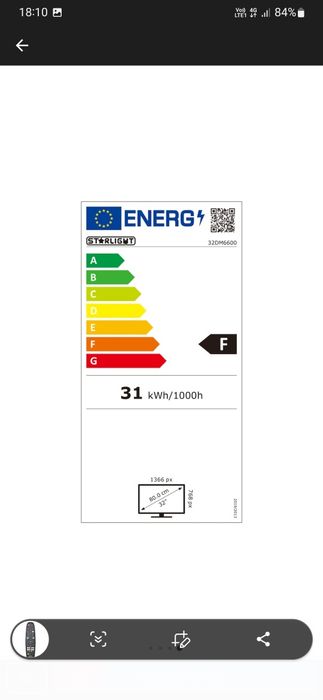 Televizor star light 81 cm, Smart Android, HD, LED, 

YouTube netfl