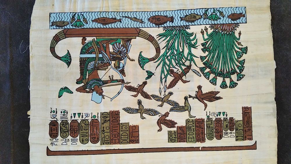 Papirusuri pentru un cadou si un tablou minunat