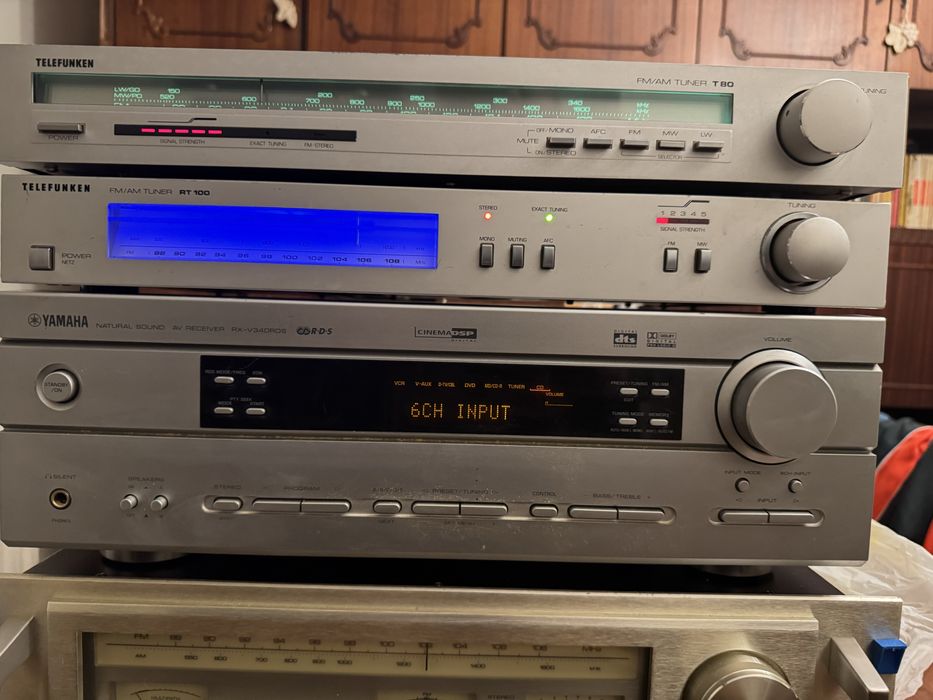AV Receiver Yamaha, tunere Telefunken