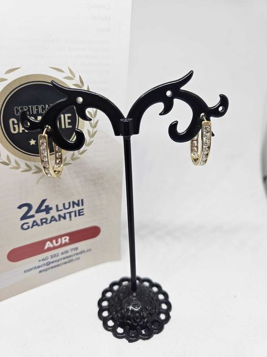 Cercei aur 14k 2.65gr (52153.2 AG1/30 Pacurari 2) Garantie 2 ani