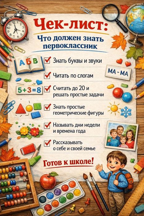 Подготовка к школе