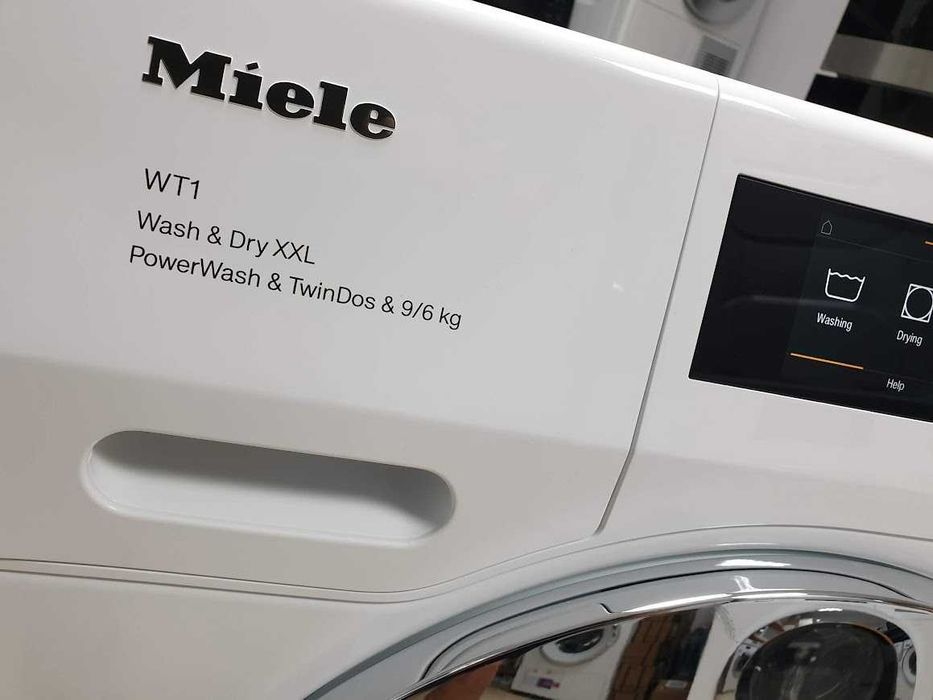 XXL 9кг/6кг Miele WT1 Пералня със Сушилня TwinDos Миеле 12м Гаранция