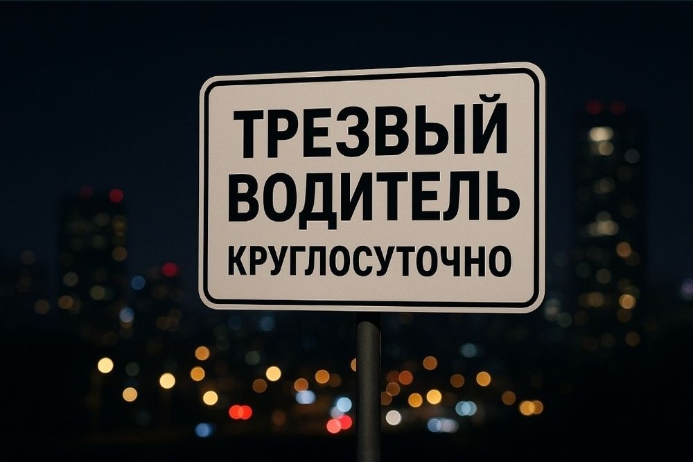 Трезвый Водитель круглосуточно
