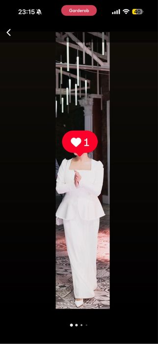 Продам белое платье  на свадьбу .