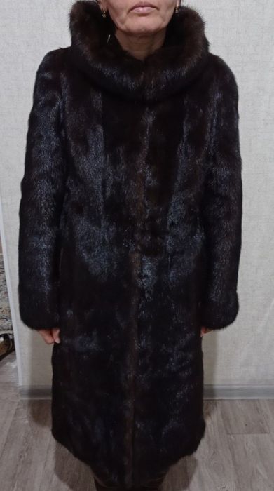 Шуба чистая норка