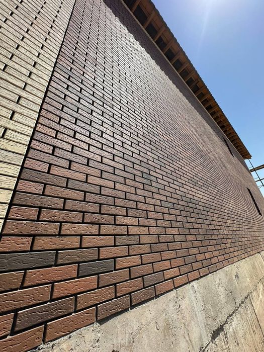 КладкаБалконаКиштКирпичБлокФасадПодрашивкаОблицовочныйКирпичомДемантаж