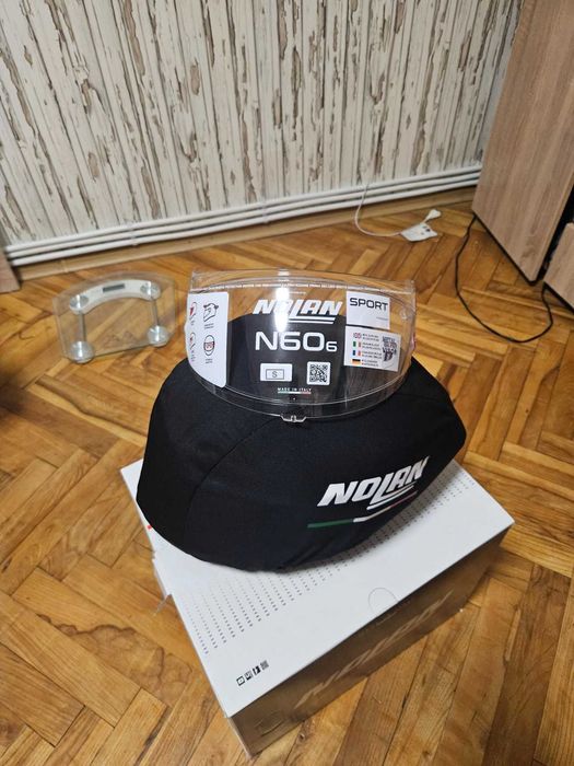 Мото Каска Nolan N60-6 Sport Black - Мат(S size) ECE 22.06