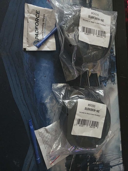 Комплект наушници за слушалки Razer Kraken Pro, Over-Ear, Черен,2 броя