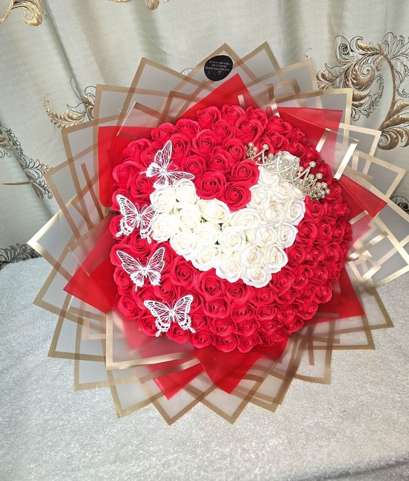 Buchete trandafiri de sapun