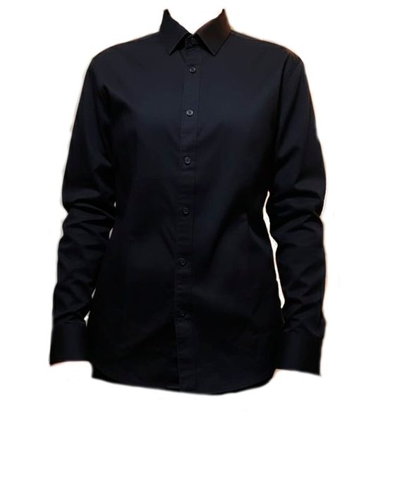 рубашка черная мужская