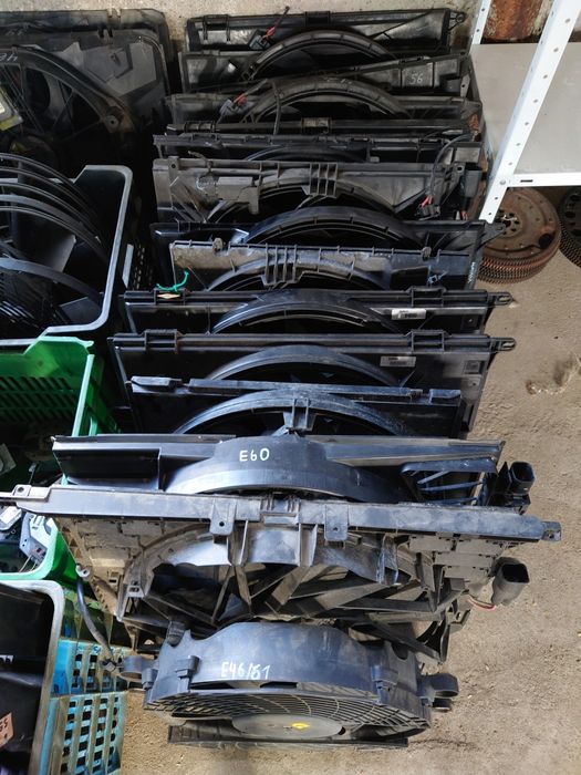 БМВ Ел. Перка виско управление електрическа охлаждаща Дифузьор BMW *