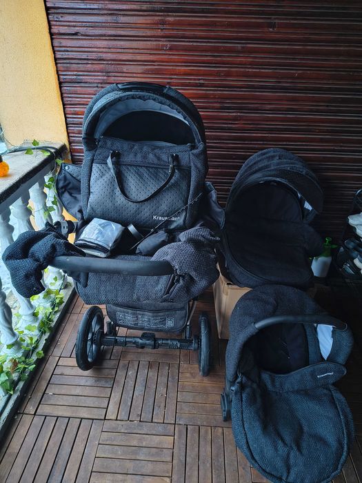 Carucior 3 in 1 Krausman Poema Black Ed. Limitata – Testat ADAC