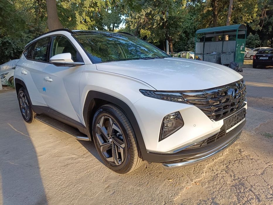 Защита бампера на Хундай Туксон 21 -22 год Rival