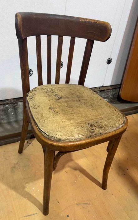 3 buc Scaun Vintage Stil Thonet; Scaun din lemn