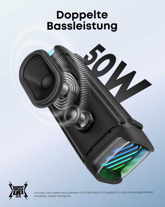 Bluetooth Колонка Anker SoundCore Boom 3i , 50W BassUp 2.0 Sound