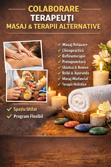 Colaborare terapeuți – Masaj & terapii alternative