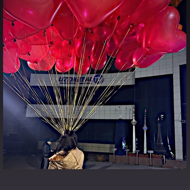 воздушный шар с гелием c газовые