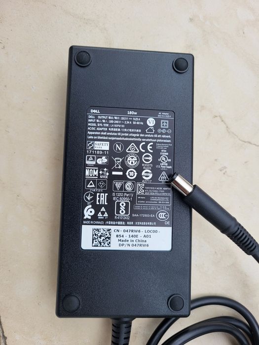 alimentator docking station DELL 19,5V 9,23A 180W mufa 7,4mm