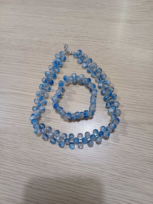 Комплект геран и гривна естествени камъни