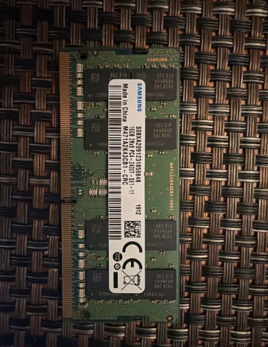 RAM Samsung 16GB DDR4 SODIMM 2400MHz PC4-2400T (За Лаптоп/Mini PC)