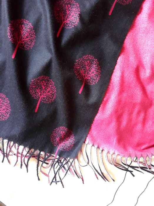 Двулицев есенно-зимен кашмирен шал