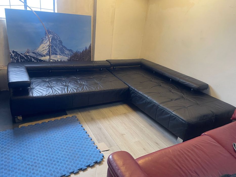 Кожен диван*сБЕЗПЛАТНА ДОСТАВКА*за цялата страна-естествена кожа диван