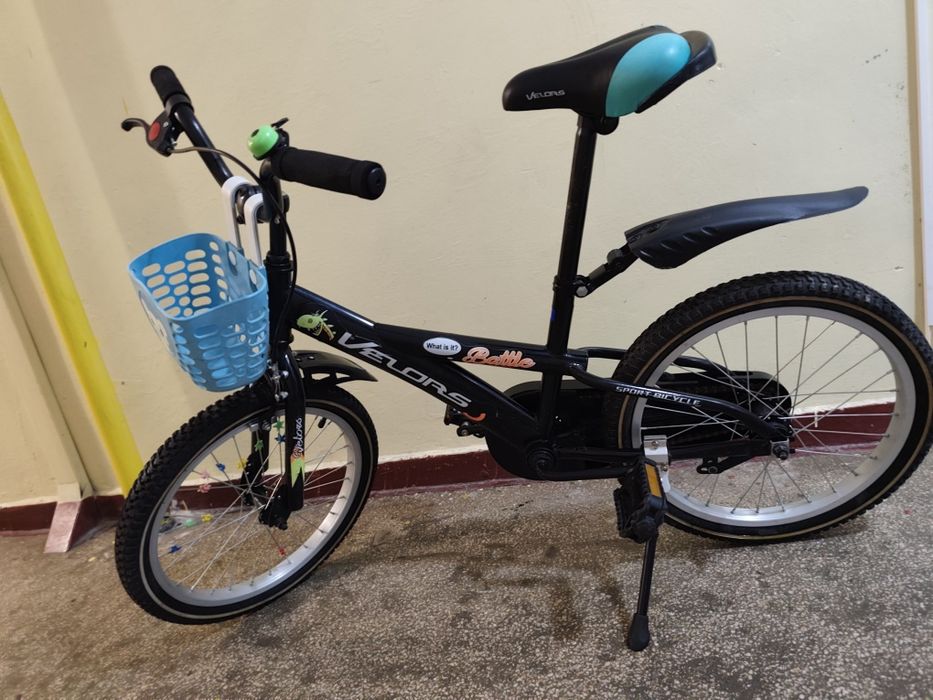 Bicicletă copii 16 inch Velors + coș + apărători – stare excelentă