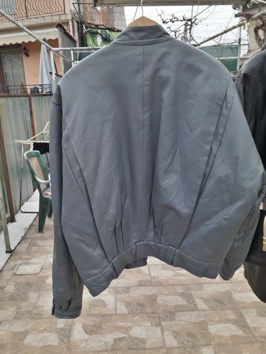 Комплект кожено яке с панталон