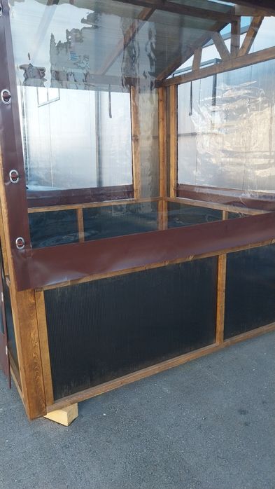 Дървена беседка, навес 300/300