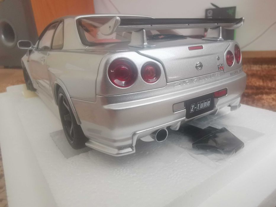 Autoart 1:18 Nissan skyline R34 GTR