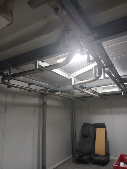 Linie aeriana inox pentru industria alimentară