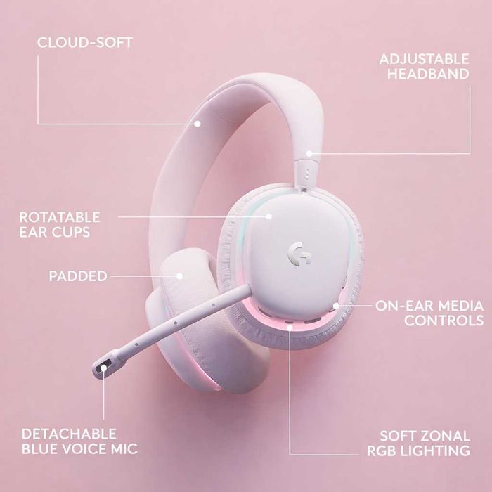 Logitech G735 — стильная беспроводная игровая гарнитура. Есть доставка