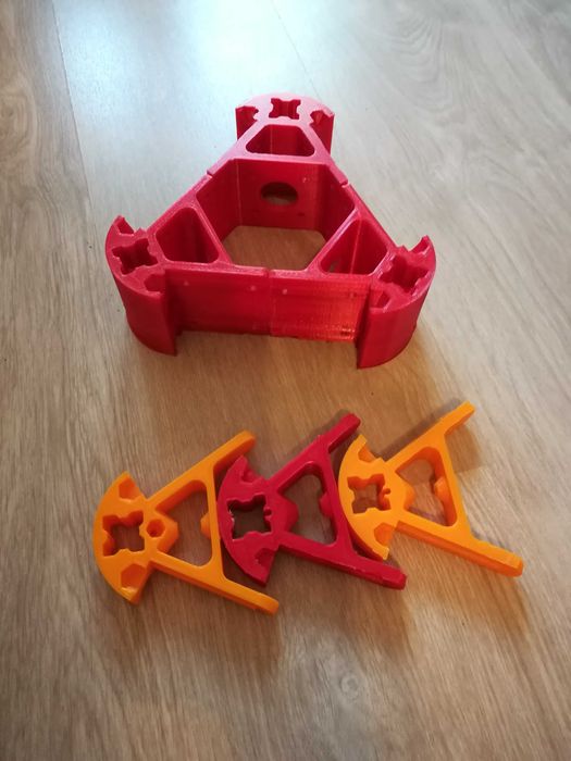 Set colțare printate Delta Kossel – pentru profile V-Slot 2020