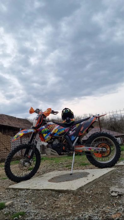 Ktm 300 2t exc  2011 cu furci servisate recent+ bucse noi bascula