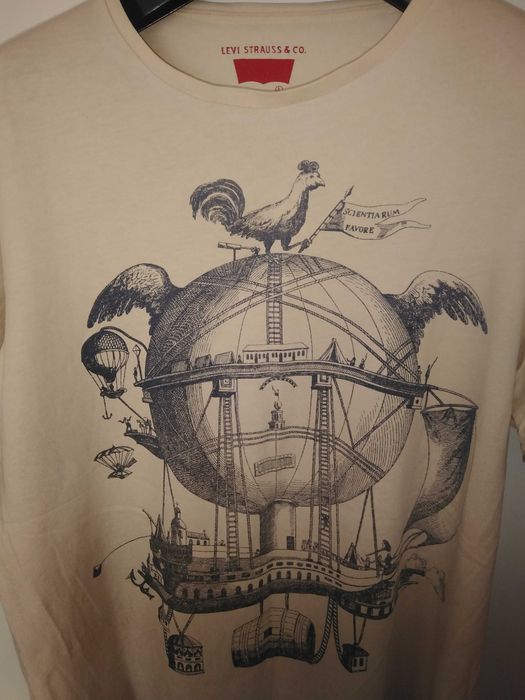 Tricou original LEVIS Strauss , bumbac calitativ, mar. M, L