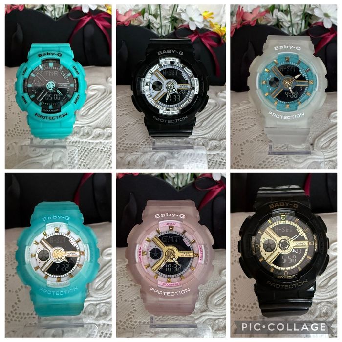 Часовници G-shock и Baby G различни модели