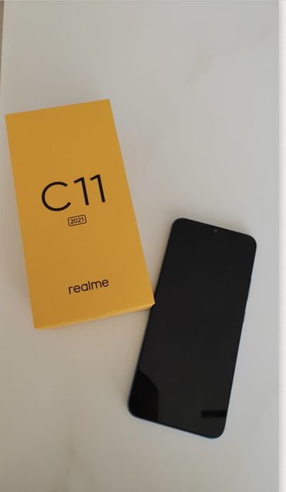 Realme C11 голубой в отличном состоянии