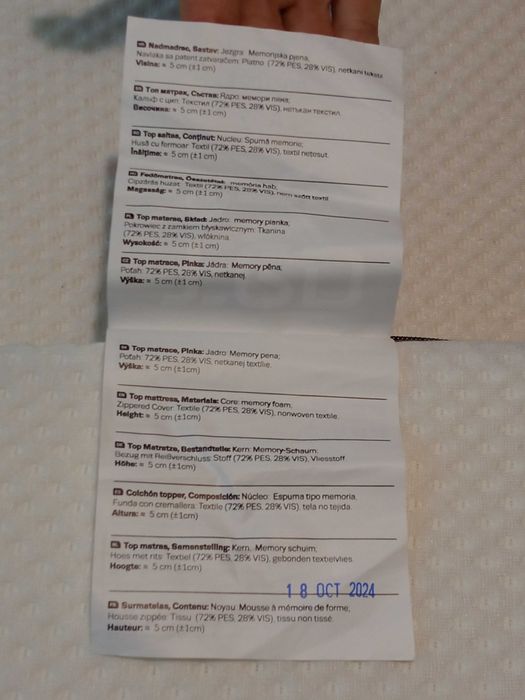 Топ матрак, нов, комфортен