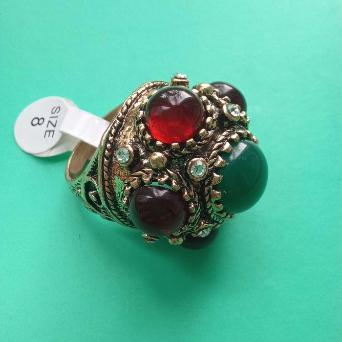 Кольцо новое массивное в турецком стиле