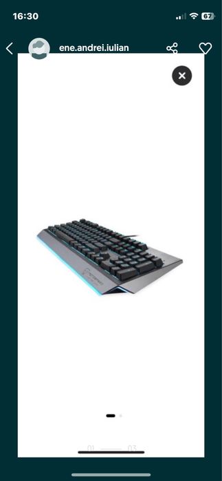 Tastatura motospeed.