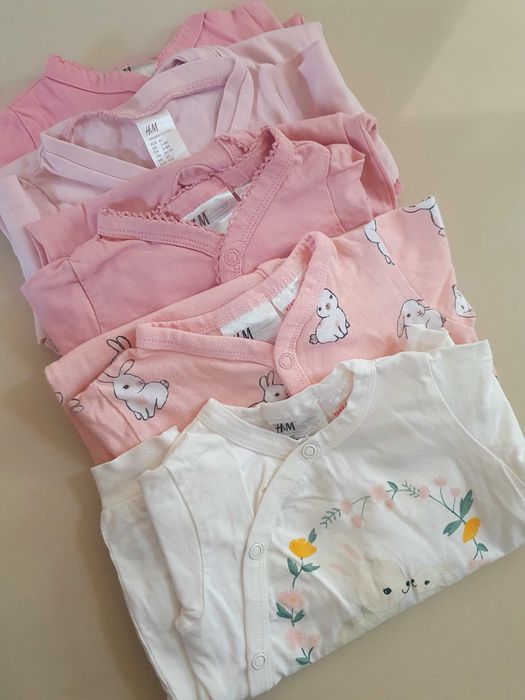 Set 5 salopete bebe, H&M, marimea 62