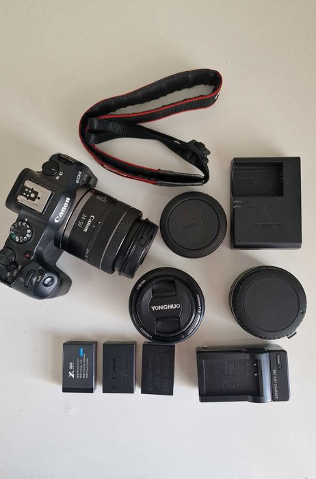 Canon EOS R8 + 2 обьектив + 3 батарейка