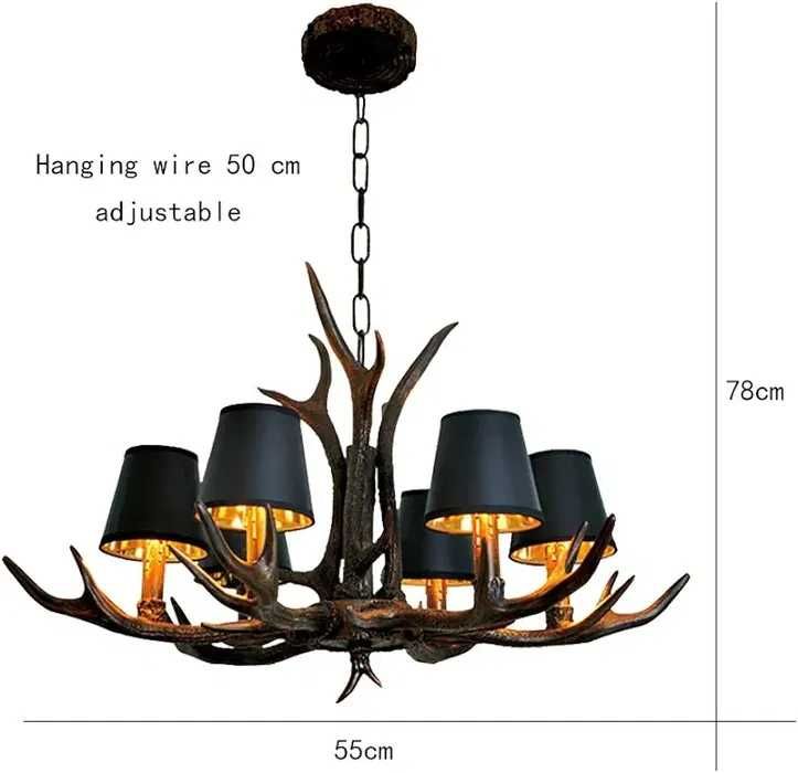 Полилей за ловци еленски рога ретро винтидж светъл модел наличен