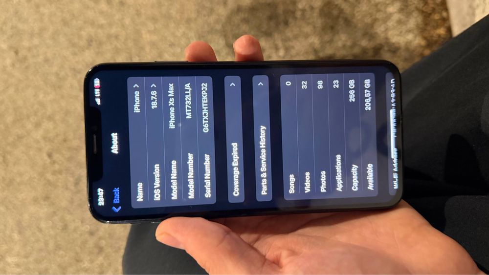 Ipheno xs max 256gb LLA