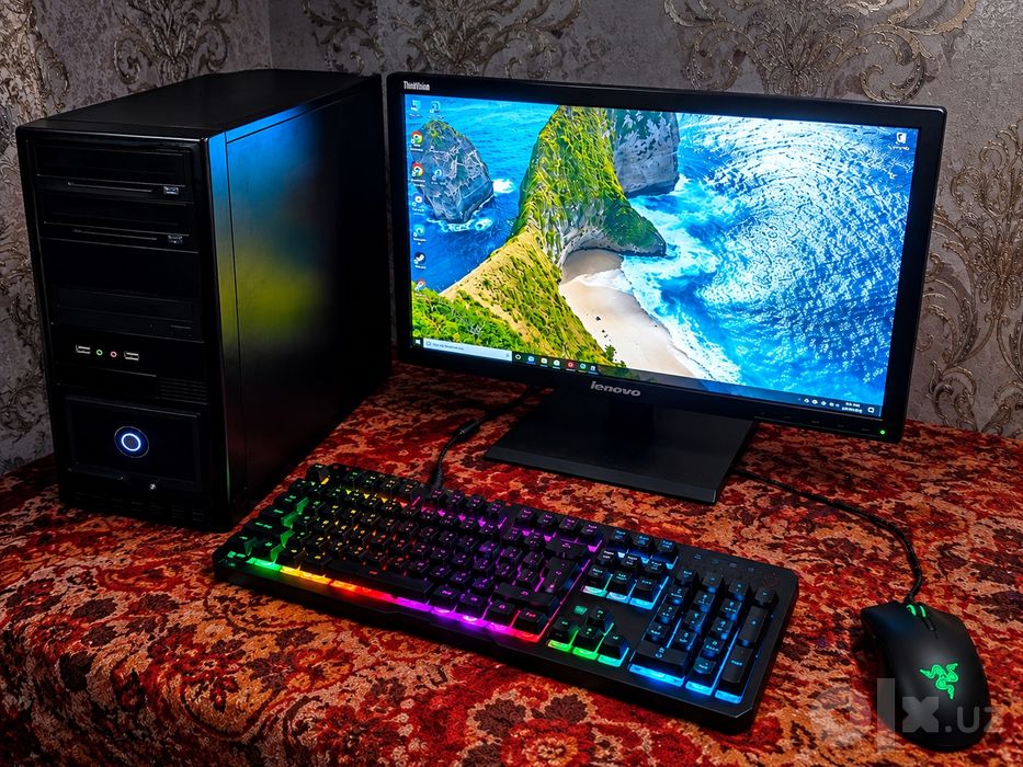 Готовый ПК (Полный комплект): i5 / 8GB / SSD + Монитор 20" 75Hz
